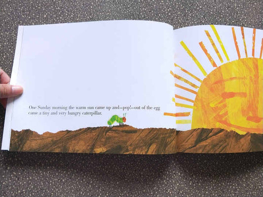 كتاب الأطفال اليرقة الجائعة