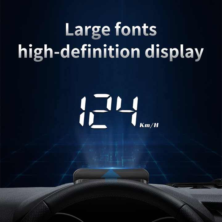 أحدث إنذار سيارة M3 السيارات hud سرعة ضبط . Newest M3 Car Alarm Auto HUD Speedometer Head Up