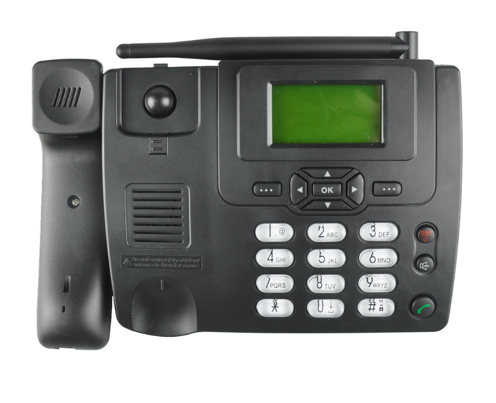 Landline Phone with هاتف أرضي مزود بفتحة بطاقة
