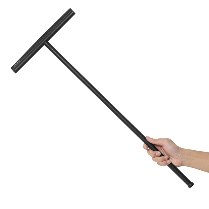 Stainless steel glass cleaning wiper