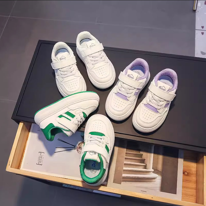 أحذية رياضية بيضاء للأولاد والأطفال ، أحذية كاجوال للبنات ، أحذية رياضية للأطفال White sneakers for boys and kids, girls casual shoes, children's sneakers