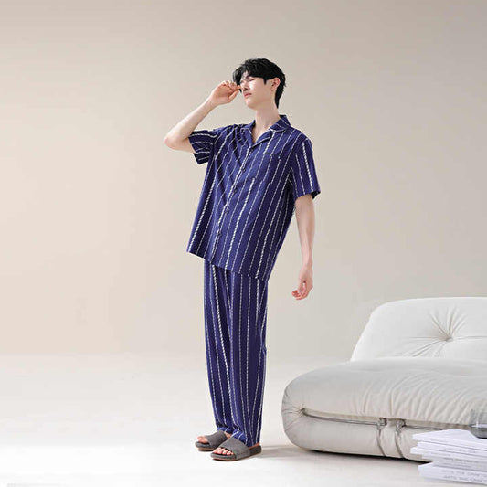 طقم بيجامة قطنية