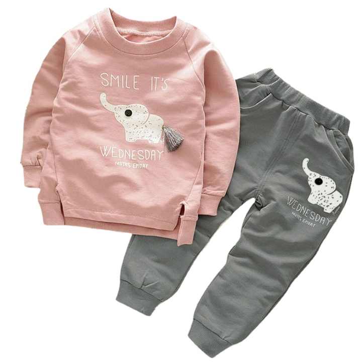 Selling Kids Clothing Sets Girls Elephant-Best Sets