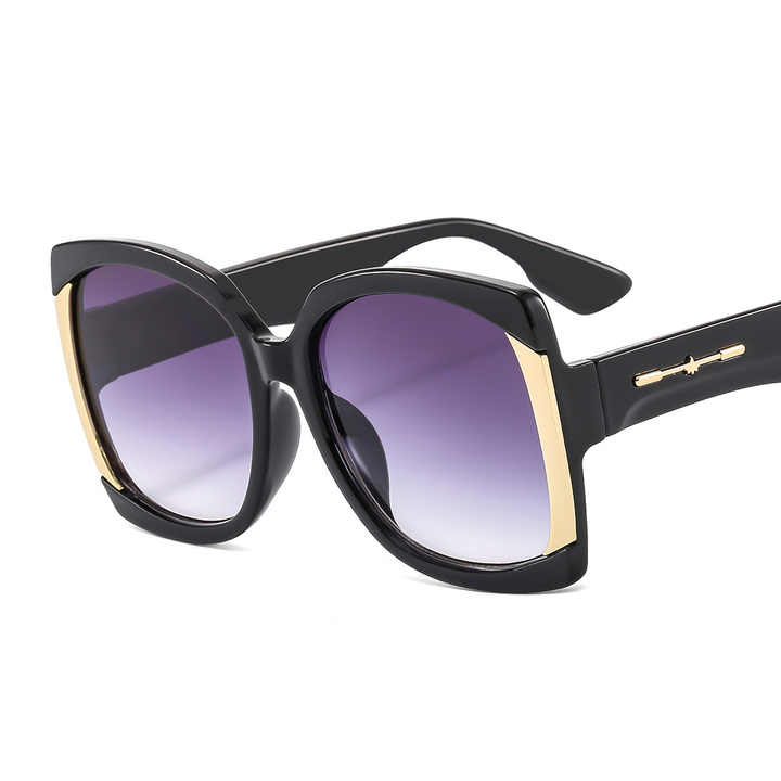 QSKY Luxury Classic Women's Sunglasses Big Square Frame Classic Women's Shades UV400 Protection for Women