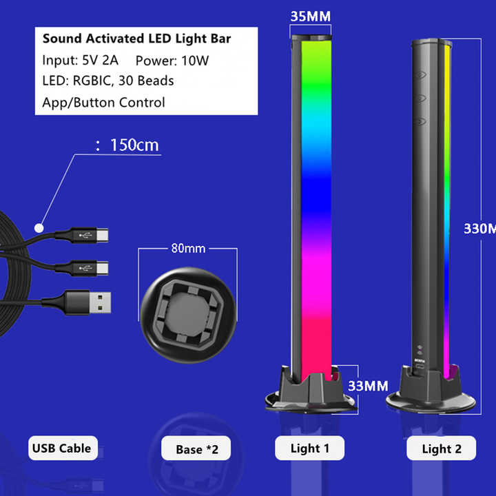 2 pieces of lamps