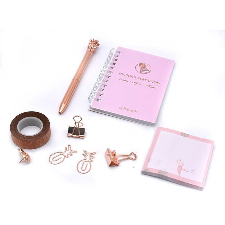 مجموعة مشابك ودبابيس أدوات مكتبية - Stationery Clips and Staples Set