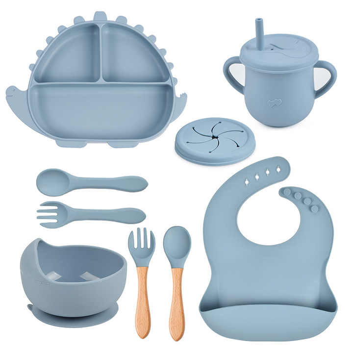 Dinosaur Silicone Baby Feeding Supplies for Toddlers