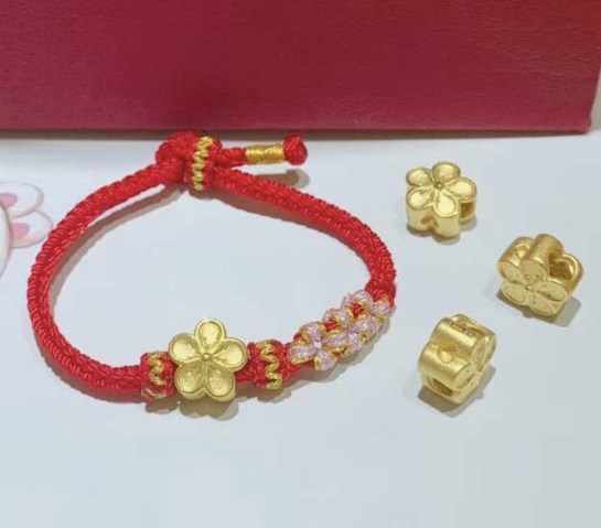 اكسسوارات أطفال سوار ذهب مجوهرات النساء