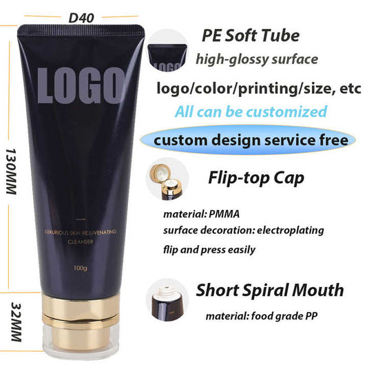 Luxury Pe Plastic-Facial Cleanser