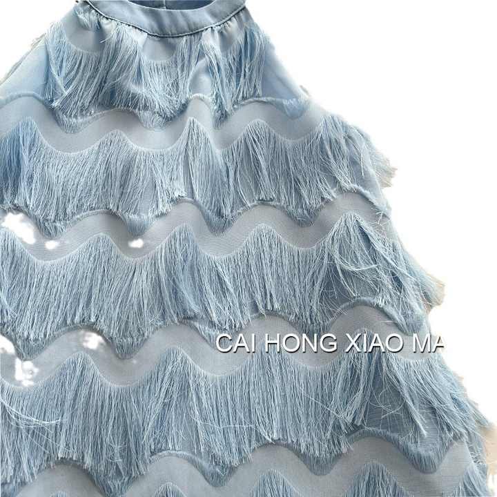 Westernized Outdoor DresS - فستان صيفي بحمالات للبنات