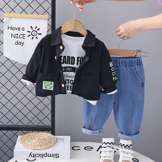 مجموعة ملابس الخريف للأطفال الأولاد