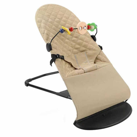 Three-Gear Adjustable One-Button Folding Baby Rocking Chair