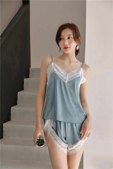 Pajamas Satin Sexy -طقم بيجامات
