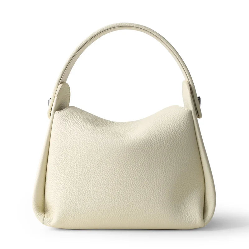 Luxury women's handbag made of genuine leather