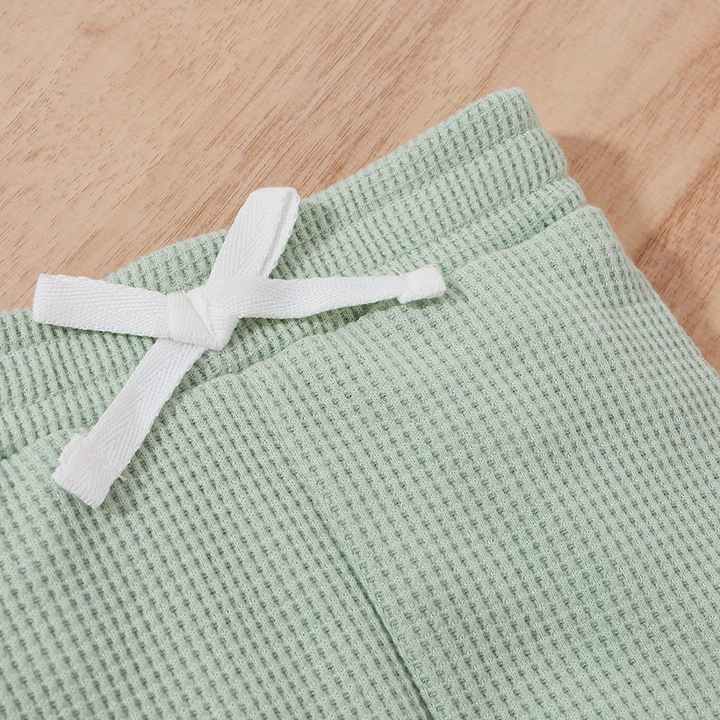 Newborn Baby Boy Girl Clothes Ribbed-ملابس حديثي الولادة