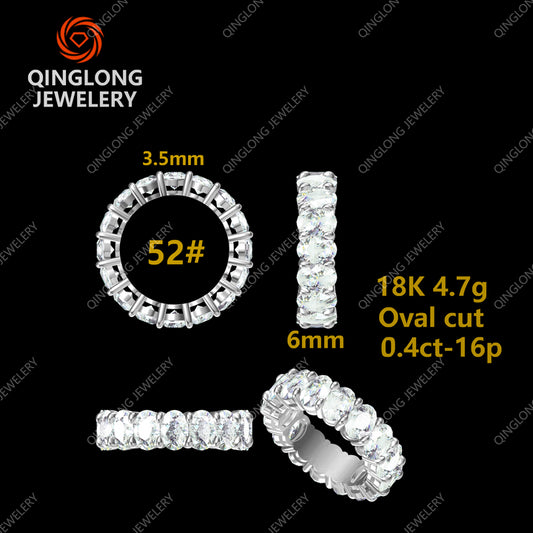 خاتم نسائي ألماس مخصص