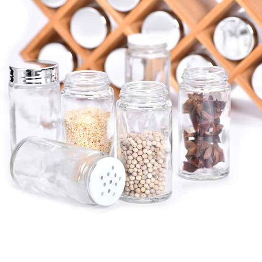 كبيرة كونترتوب التوابل تخزين الرف برطمان توابل مجموعة أرفف المنظم حامل بذاتها 18 التوابل الخيزران الخشب الطبيعي متعددة الوظائفLarge Countertop Spice Storage Rack Spice Jar Shelf Set Organizer Freestanding Holder