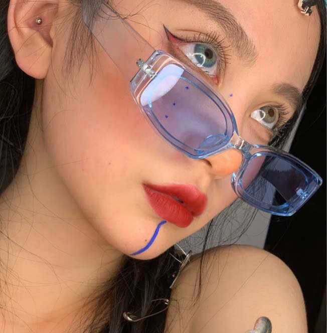 Fashion PC UV400 Women Shades Sunglasses