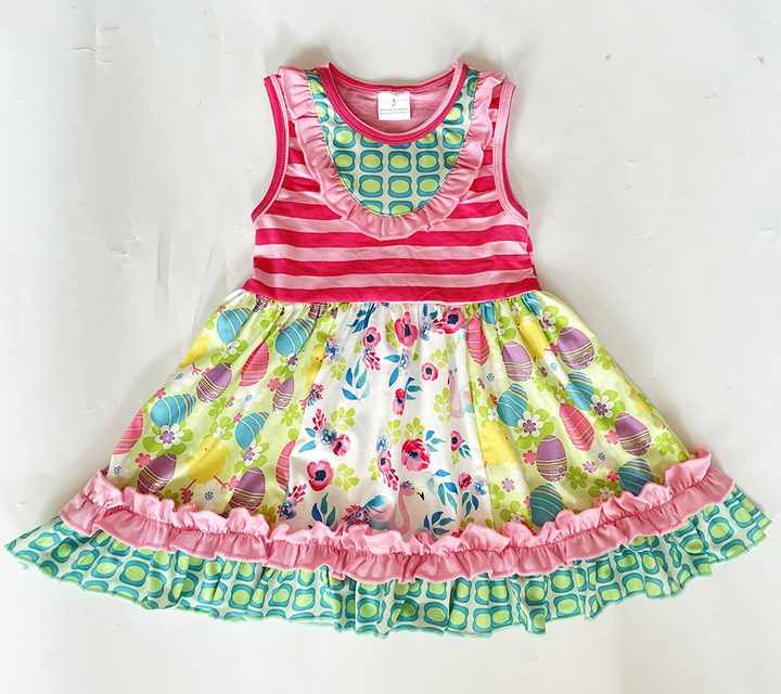 RTS Spring Summer Baby Girls Dress-فستان بناتي ربيعي