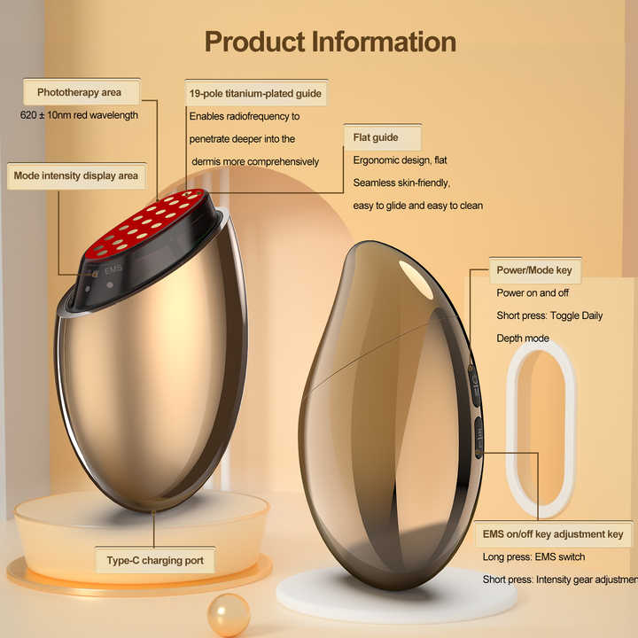 Skin tightening beauty device