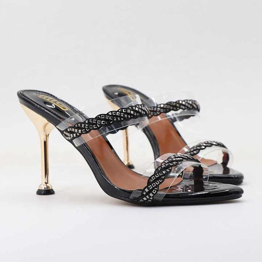 حذاء نسائي بكعب عالٍ فاخر أنيق