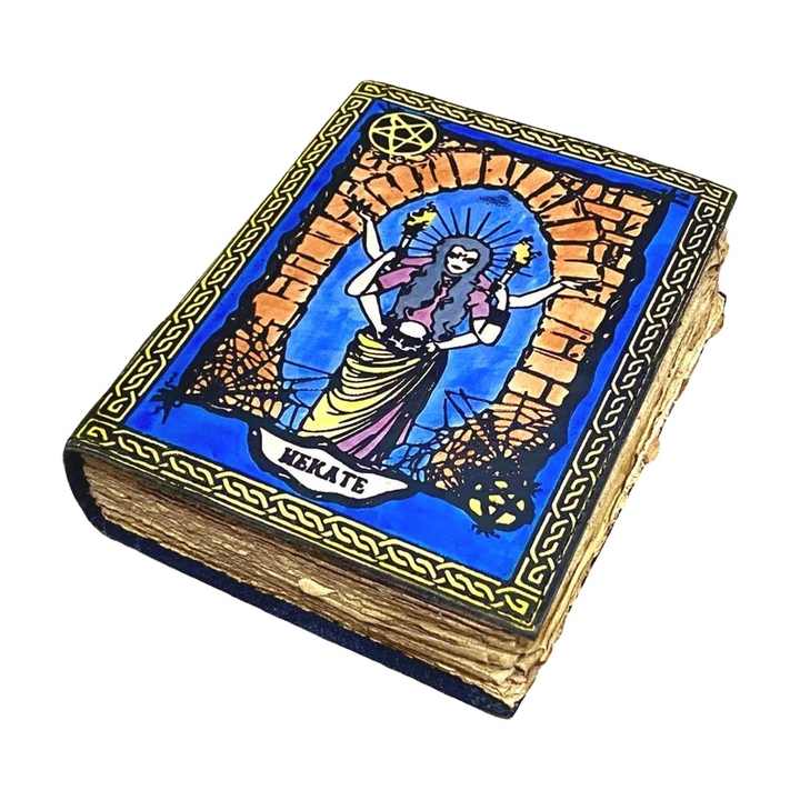 antique leather diary