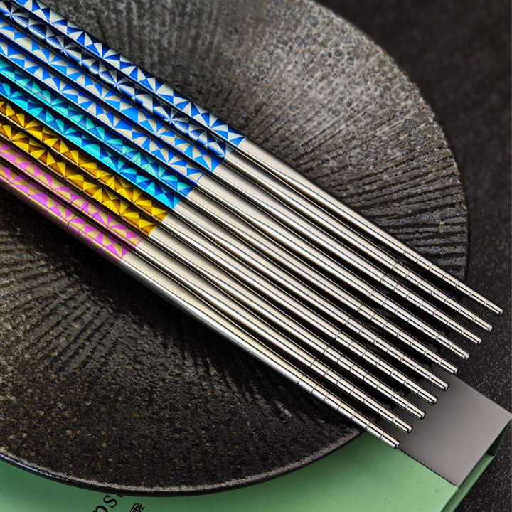 Pure Titanium Flatware Set-مجموعة أدوات