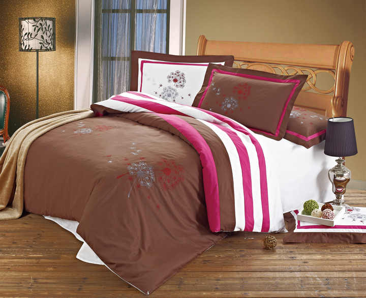 طقم سرير فاخر من الساتان بحجم كبير مناسب للفنادق Luxury Satin King Size Hotel Bedding Set