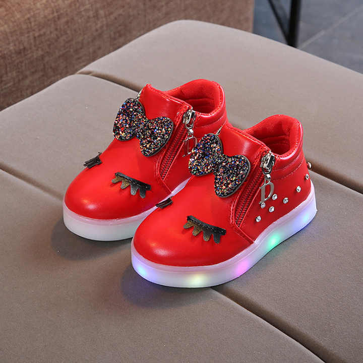 Girls' light-up boots