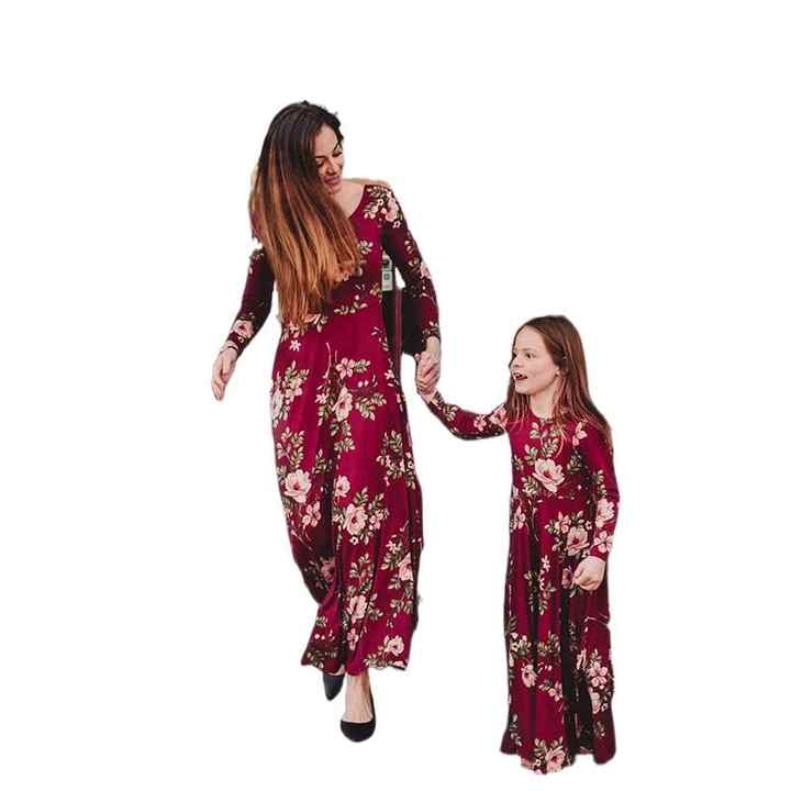 فستان الام الانيقه وبنتها - الأم والبنت