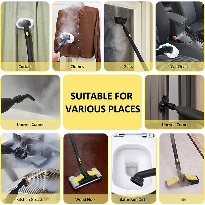 Steam cleaner vacuums