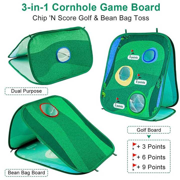 Custom Logo Mini Golf Game Set-مجموعة ألعاب جولف صغيرة 3