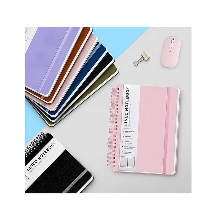 Double Spiral Journal, PU Leather Notebook