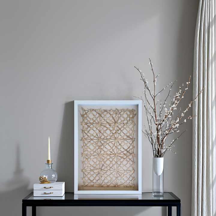 لوحة فنية جدارية بخطوط تجريدية . Abstract Lines Wall Art