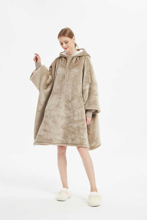 صوف هودي حجم كبير - Large Size Hoodie Wool