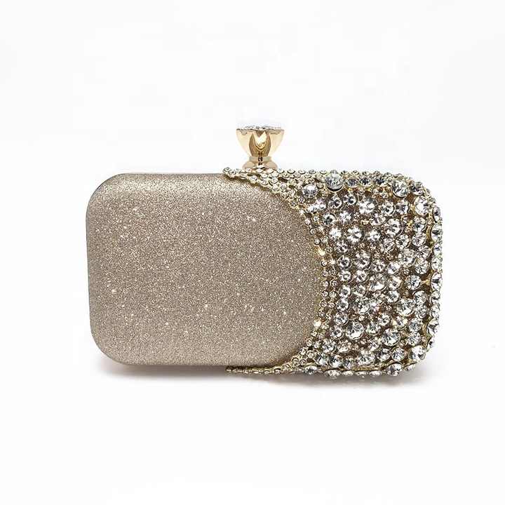 Luxury Diamond Studded Women's Handbag, Latest Luxury Diamond Studded Women's Handbag, Crossbody Chain, Evening Bag for Ladies