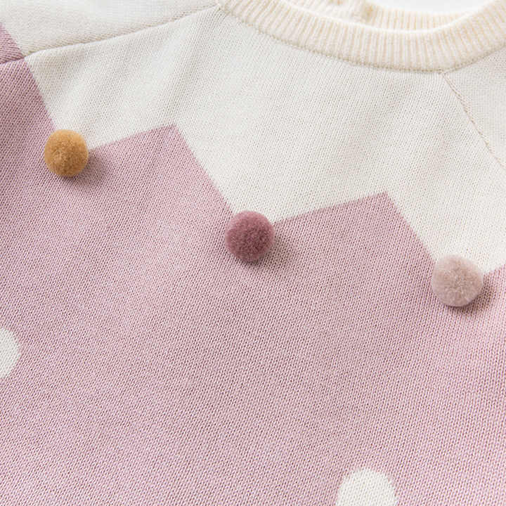 Children's Clothes Kids Knitted Dress Mesh Dress- فستان دافبيلا الخريفي للبنات