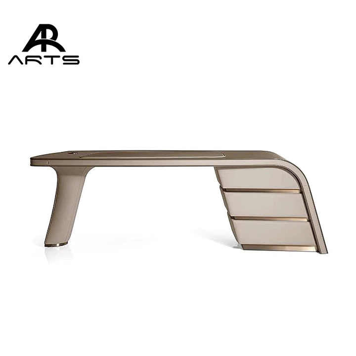 مكتب إيطالي حديث من الخشب الصلب ,Modern Italian solid wood desk