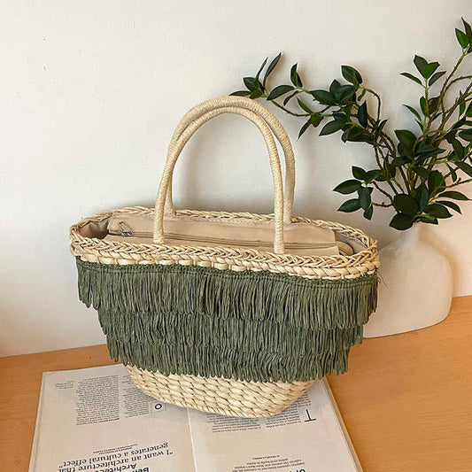 حقائب يد منسوجة أنيقة للسيدات