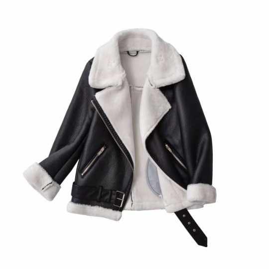 Women's leather jacket
