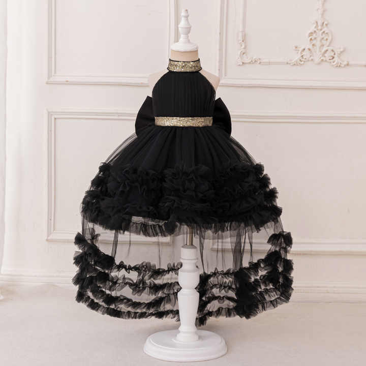 New Arrival Top Selling Satin Girls' Birthday Dress