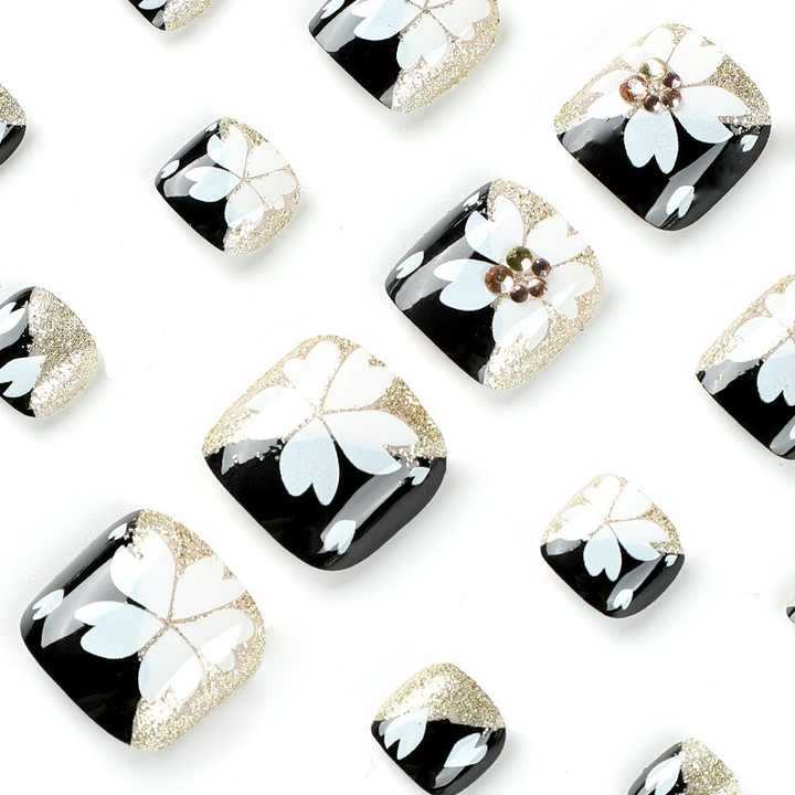 French Short Slanted-edge Nail - Nail Design Kit