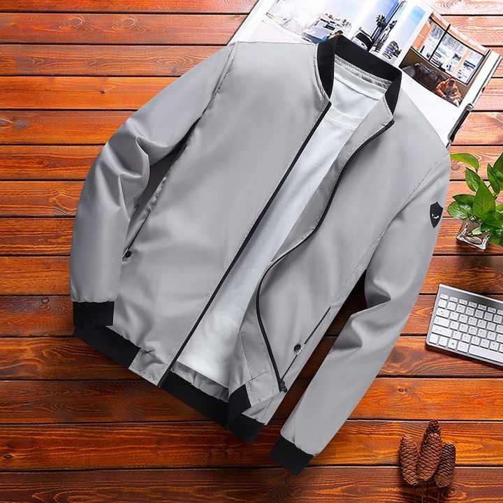 معطف رجالي كاجوال مقاس كبير 6XL بلون ساد . Men's Casual Solid Color Plus Size 6XL Coat