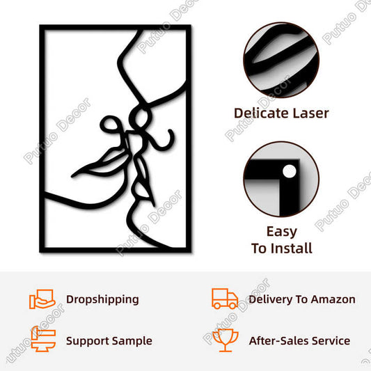 لافتة خشبية مخصصة مقطوعة بالليزر، لوحة فنية جدارية خشبية سوداء مخصصة لديكور المنزل مع موضوع الرسمCustom Laser Cut Wood Sign Personalized Black Wooden Wall Art Home Decor With Painting Theme