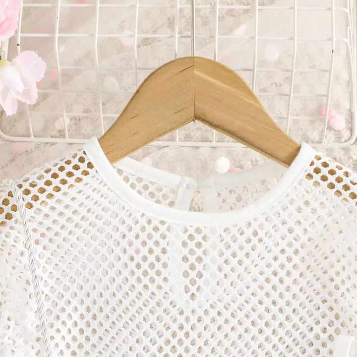 Summer Baby Girls Clothes Long Sleeve Mesh