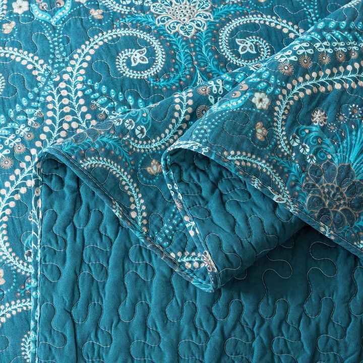 لحاف مايكروفايبر مفارش سرير قابلة للعكس أغطية . Microfiber Comforter Reversible Bedspreads Floral