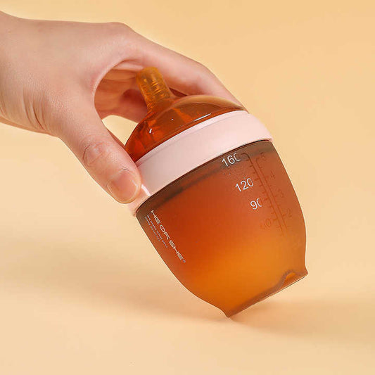 Heorshe Bpa Free Wide-Neck Baby Bottle