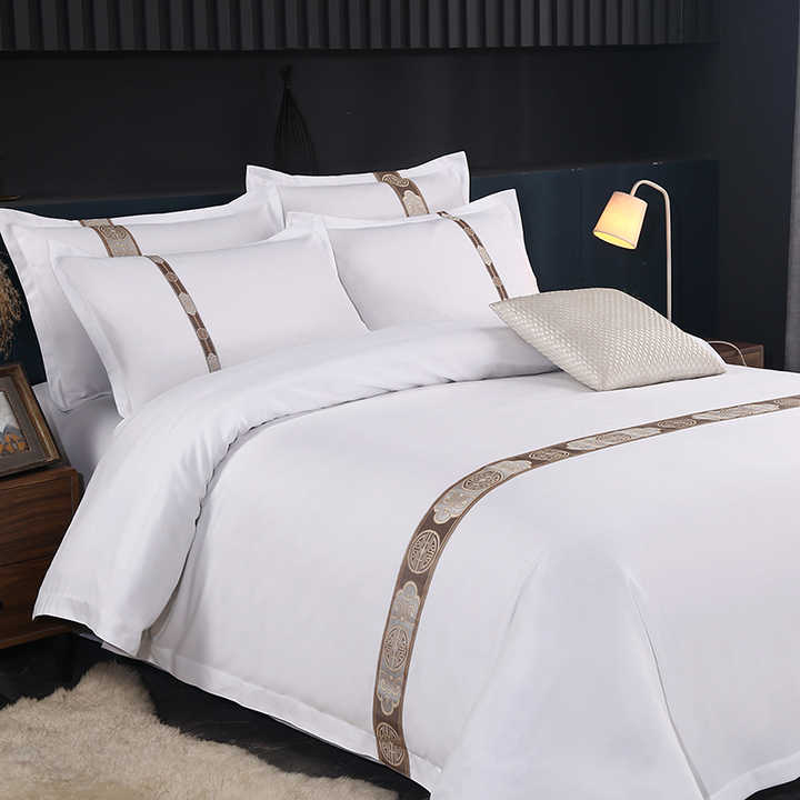 High quality custom hotel cotton embroidered.