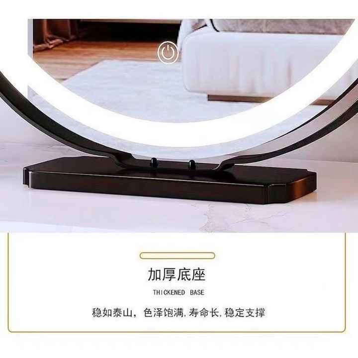 Round gold metal framed mirror wall mounted round mirrors for living room led bathroom mirror