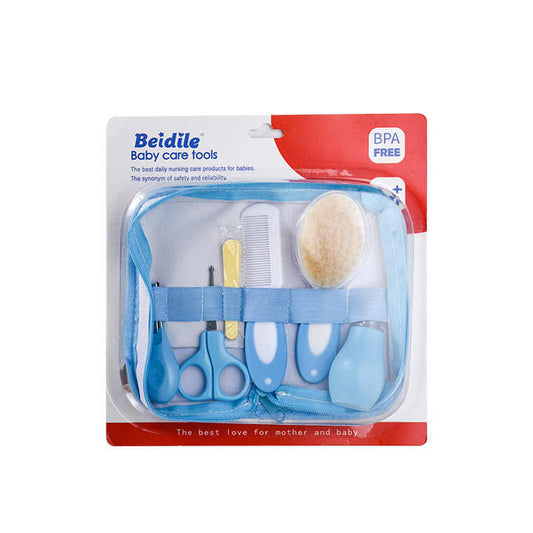 مجموعة كاملة من الحقيبة للعناية بالطفل مجموعة شطف الأنف لغسيل الأم والطفل 6 قطع Complete Set of Baby Care Bag Nasal Rinse Kit for Mother and Baby Wash 6 Pieces
